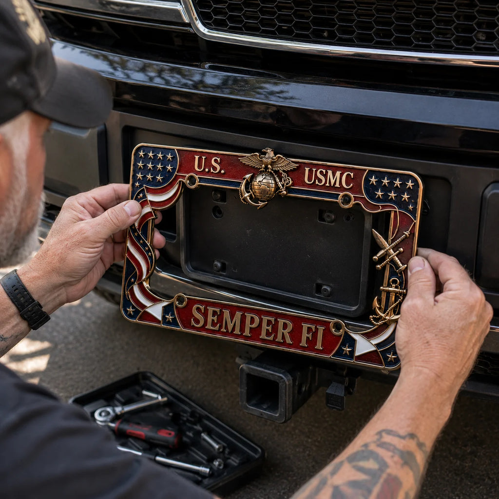 U.S. Marine Corps License Plate Frame