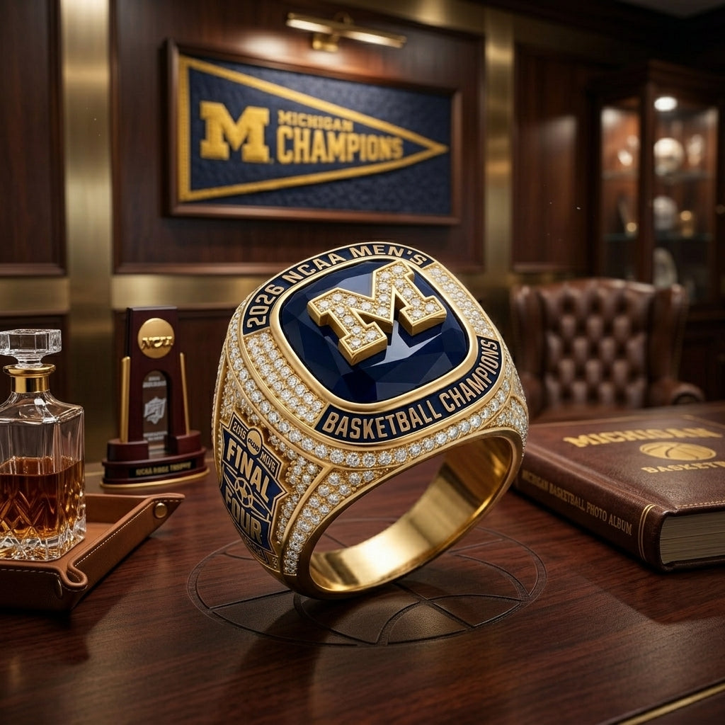 Michigan Wolverines 2026 Championship Ring - NCAA Men's Basketball