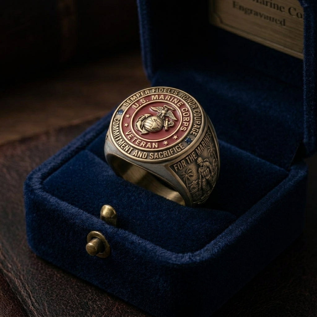 Marine Corps Veteran Ring