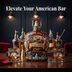 We The People 250 Whiskey Decanter - 250th Anniversary Liberty Bell Crystal Patriotic Bottle 1776-2026 Limited Edition