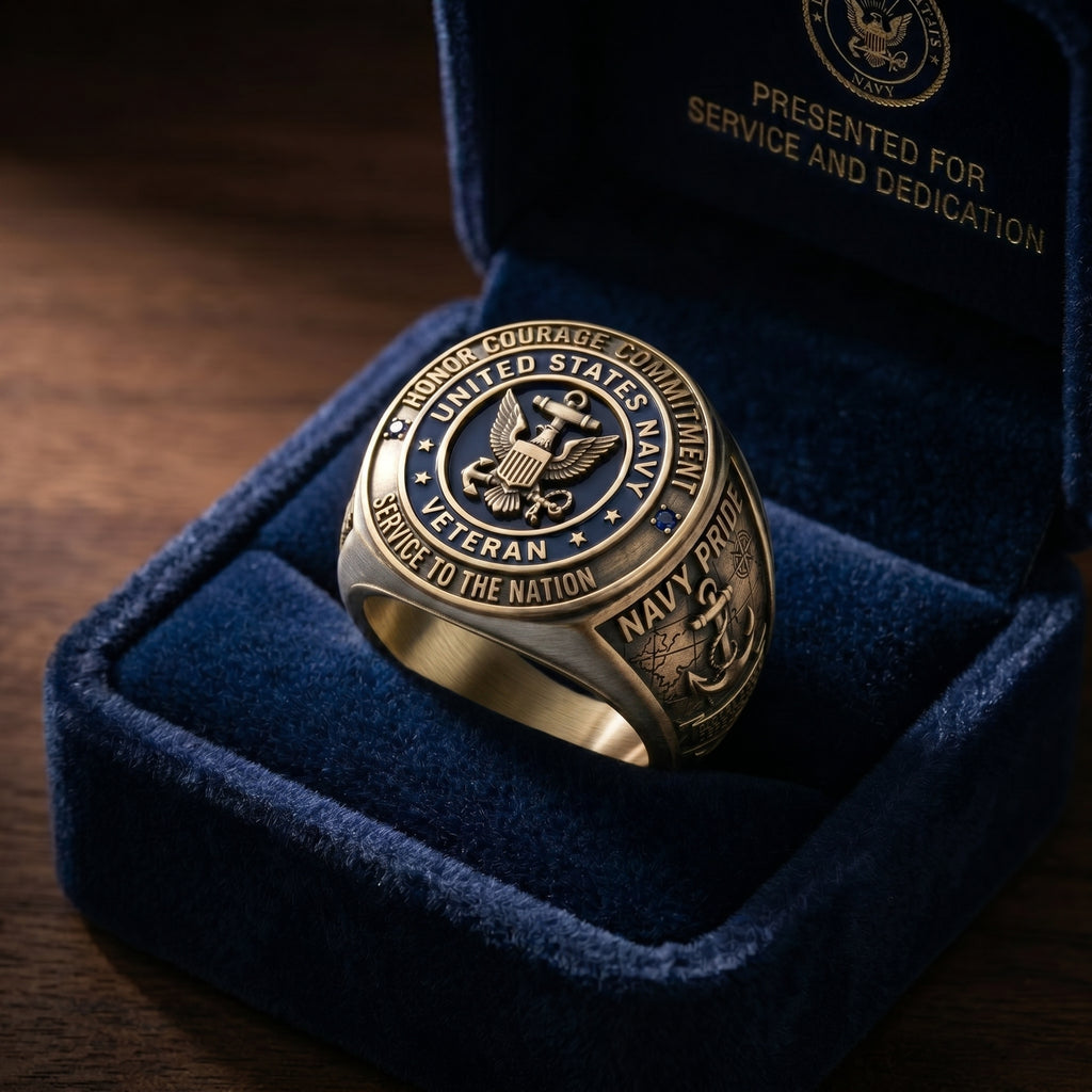 US Navy Veteran Ring