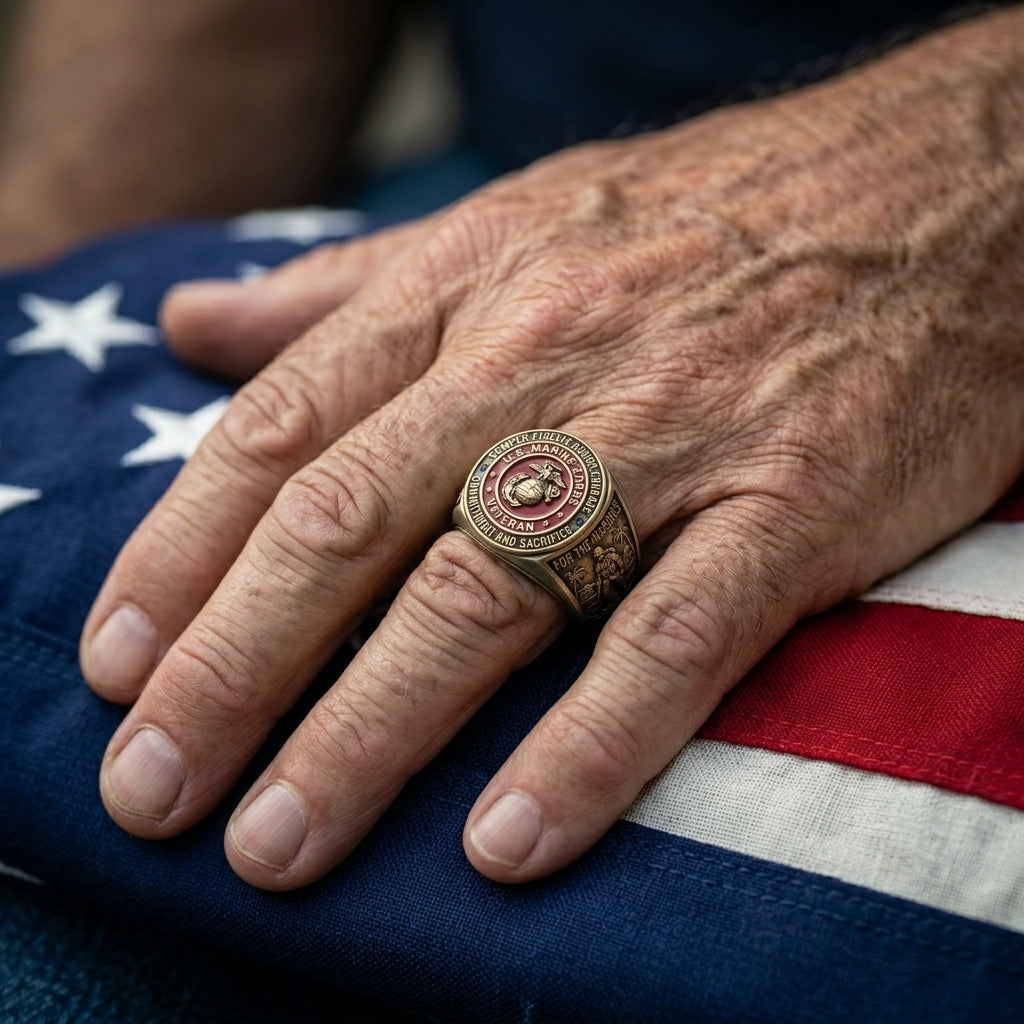 Marine Corps Veteran Ring