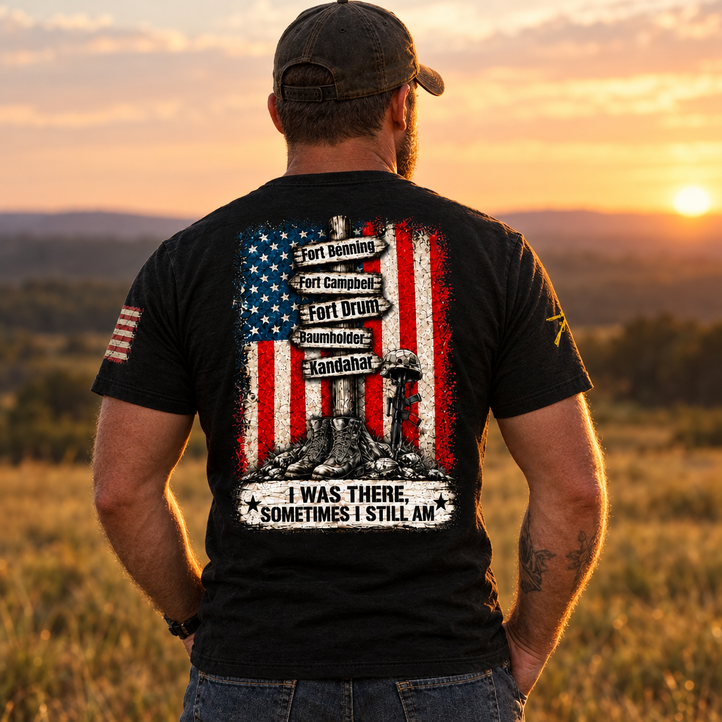 Custom Veteran Polo T-Shirt, Personalized Name, Rank, Branch & Duty Stations