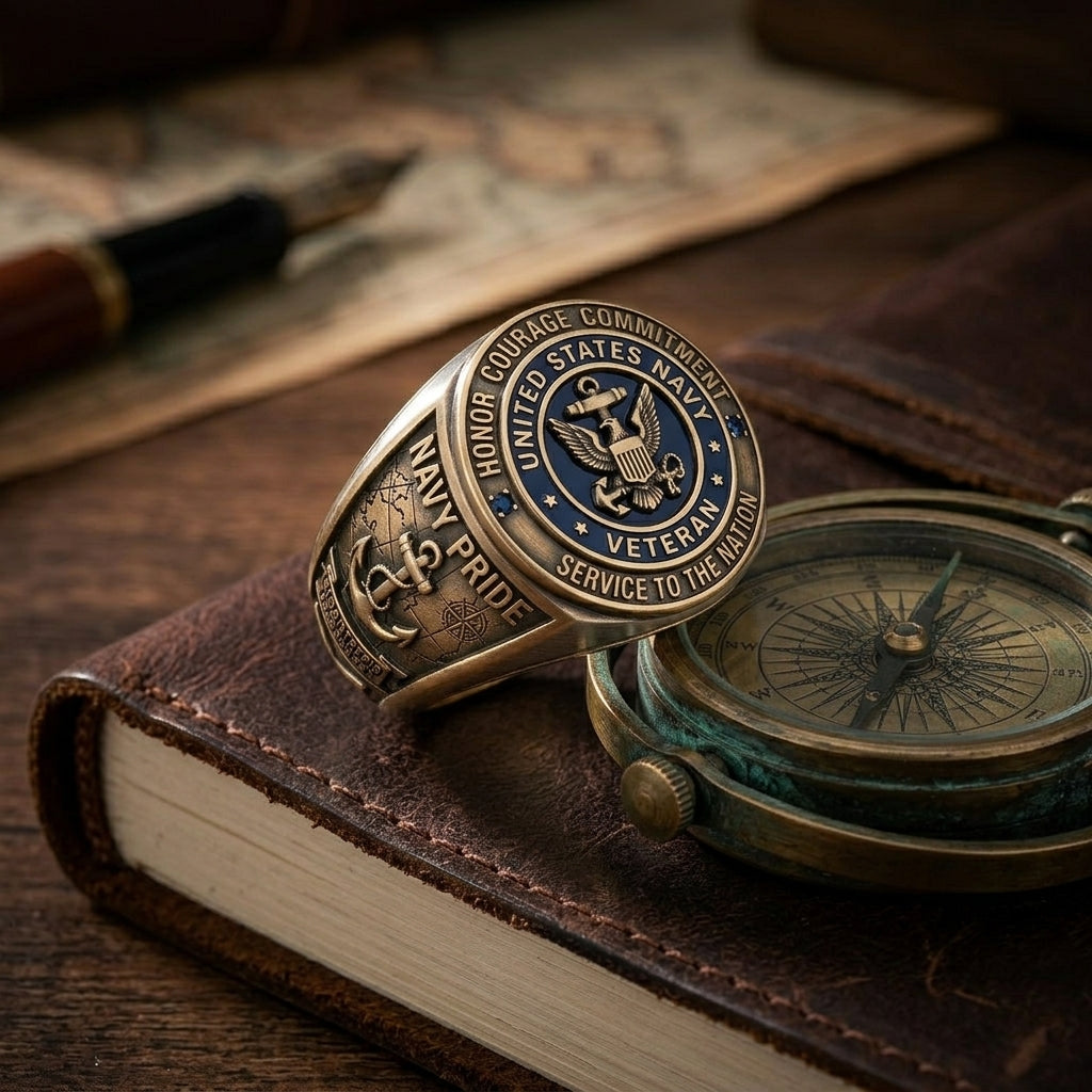 US Navy Veteran Ring