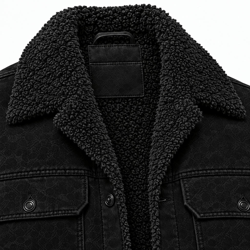 Personalized Veteran Jacket, Custom Military Branch, Rank & Name Sherpa Lined Jacket