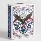 USA 250th Anniversary Commemorative Playing Cards, Limited Edition Patriotic Deck (1776–2026)