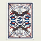 USA 250th Anniversary Commemorative Playing Cards, Limited Edition Patriotic Deck (1776–2026)