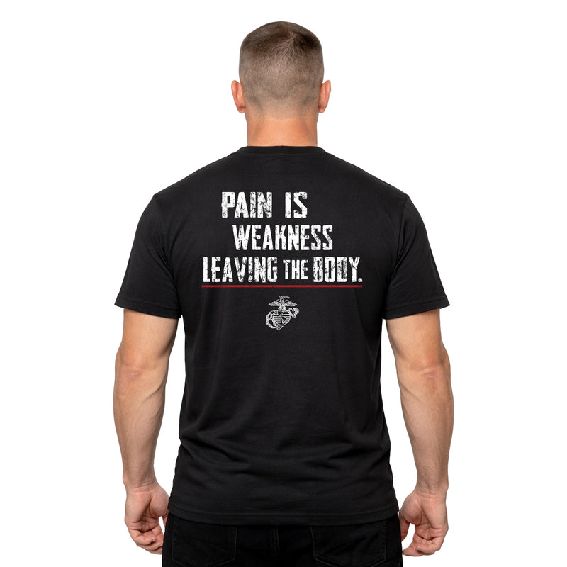 US Marine Corps Pain Is Weakness Leaving the Body T-Shirt
