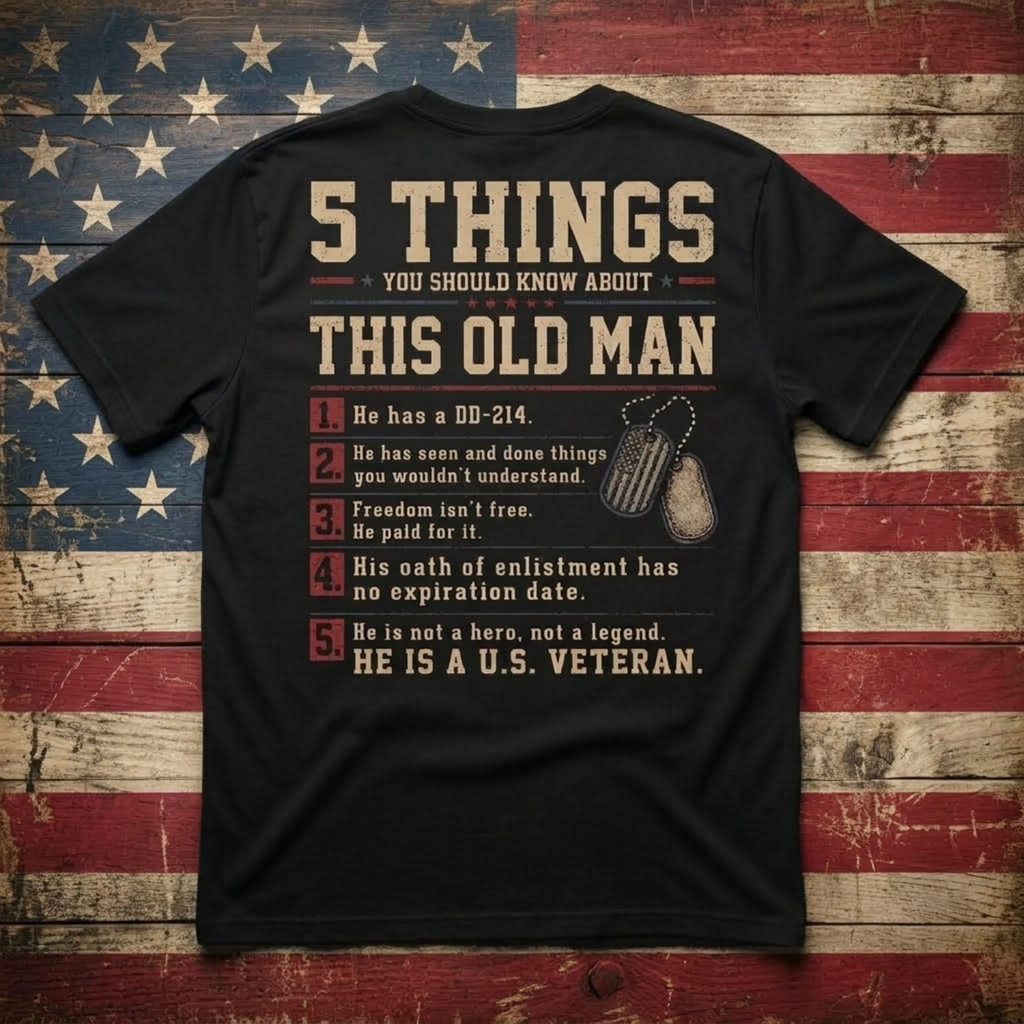 5 Things About This Old Man Classic Tee Custom Name
