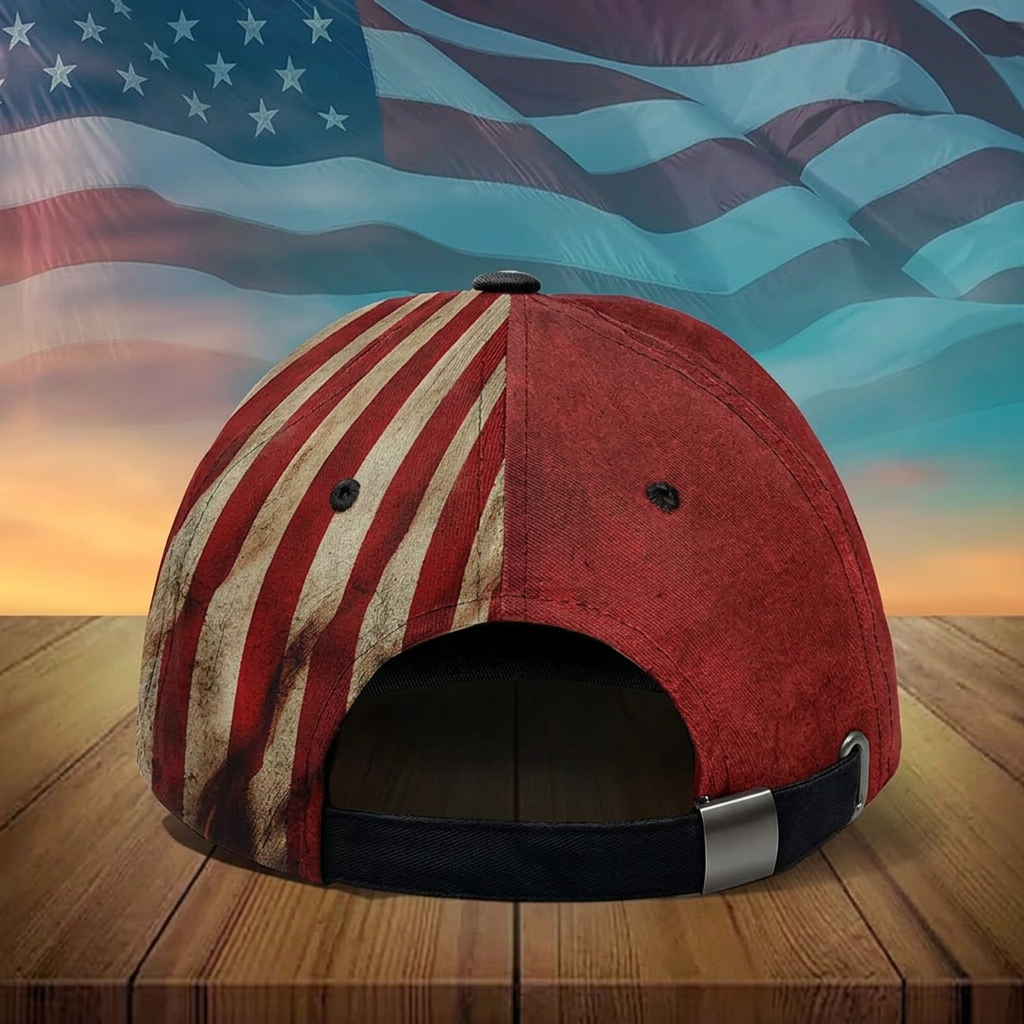 One Nation Under God Patriotic Eagle Baseball Cap - American Flag Hat