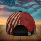 One Nation Under God Patriotic Eagle Baseball Cap - American Flag Hat