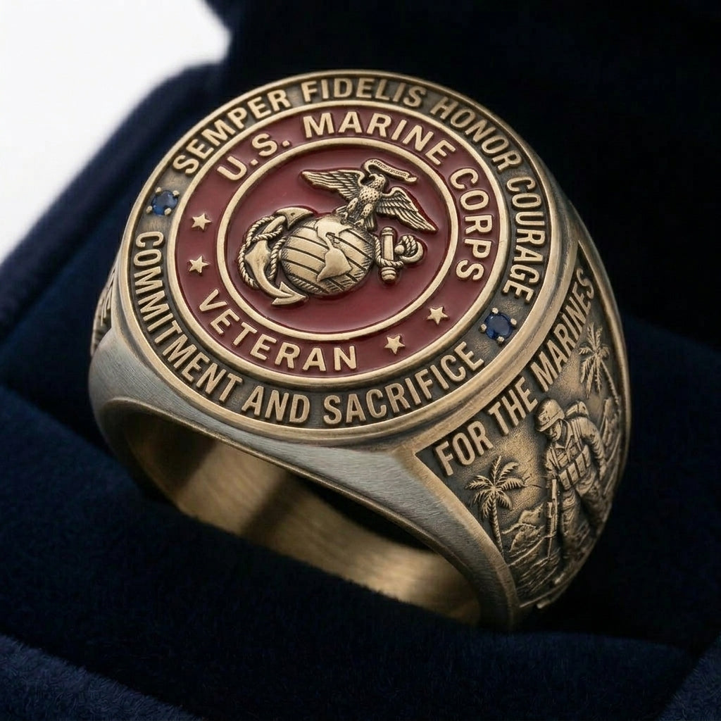 Marine Corps Veteran Ring
