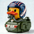 Maverick Pilot Duck Brick Building Set – 40th Anniversary Fighter Pilot Collectible Display Model