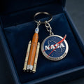 NASA Artemis II Commemorative Keychain – Return to the Moon Edition