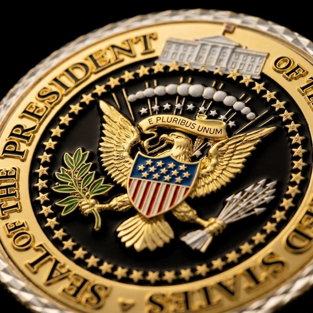 45th & 47th President Trump Challenge Coin (No Box)