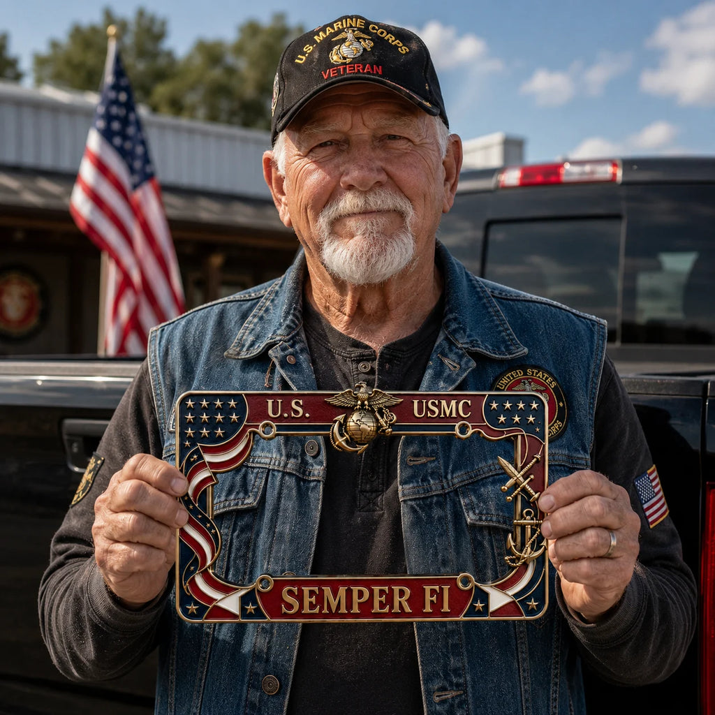 U.S. Marine Corps License Plate Frame