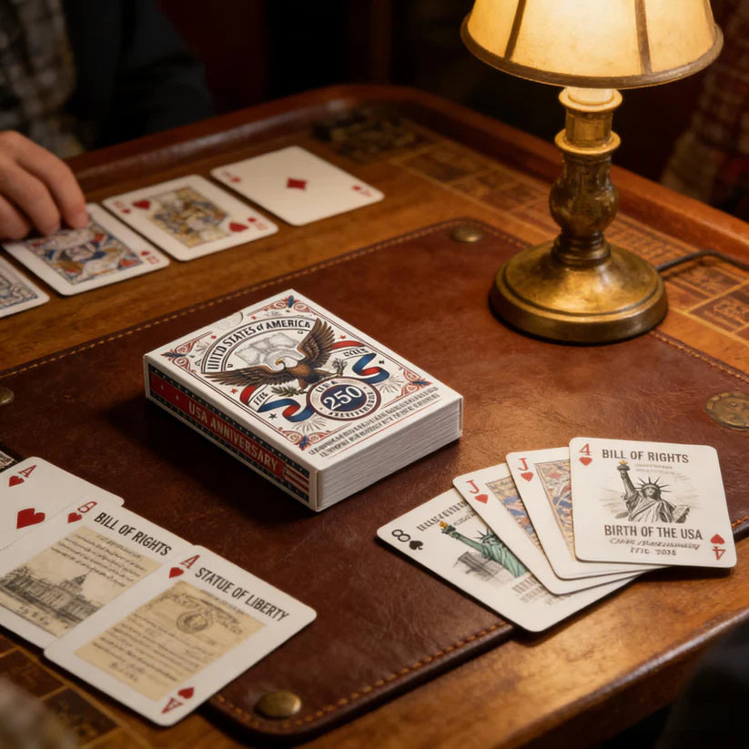 USA 250th Anniversary Commemorative Playing Cards, Limited Edition Patriotic Deck (1776–2026)