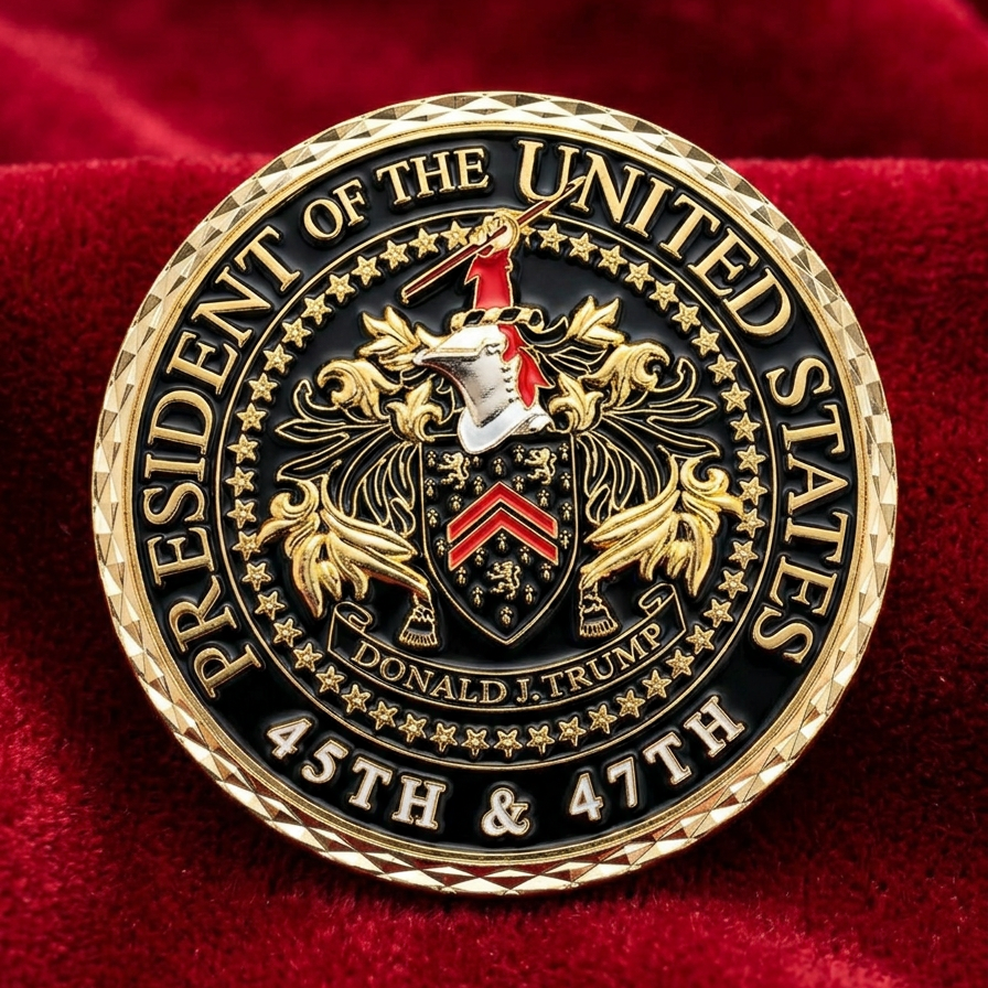 45th & 47th President Trump Challenge Coin