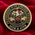 45th & 47th President Trump Challenge Coin