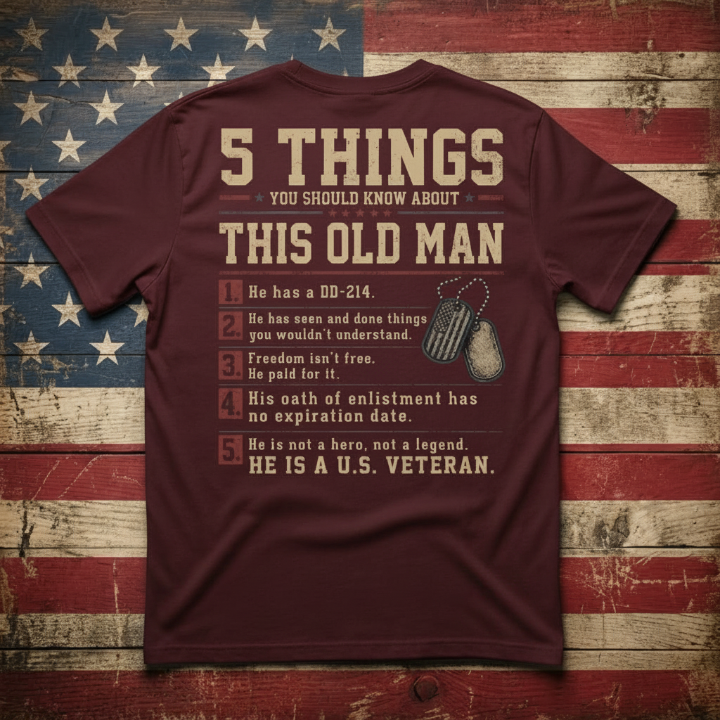 5 Things About This Old Man Classic Tee Custom Name