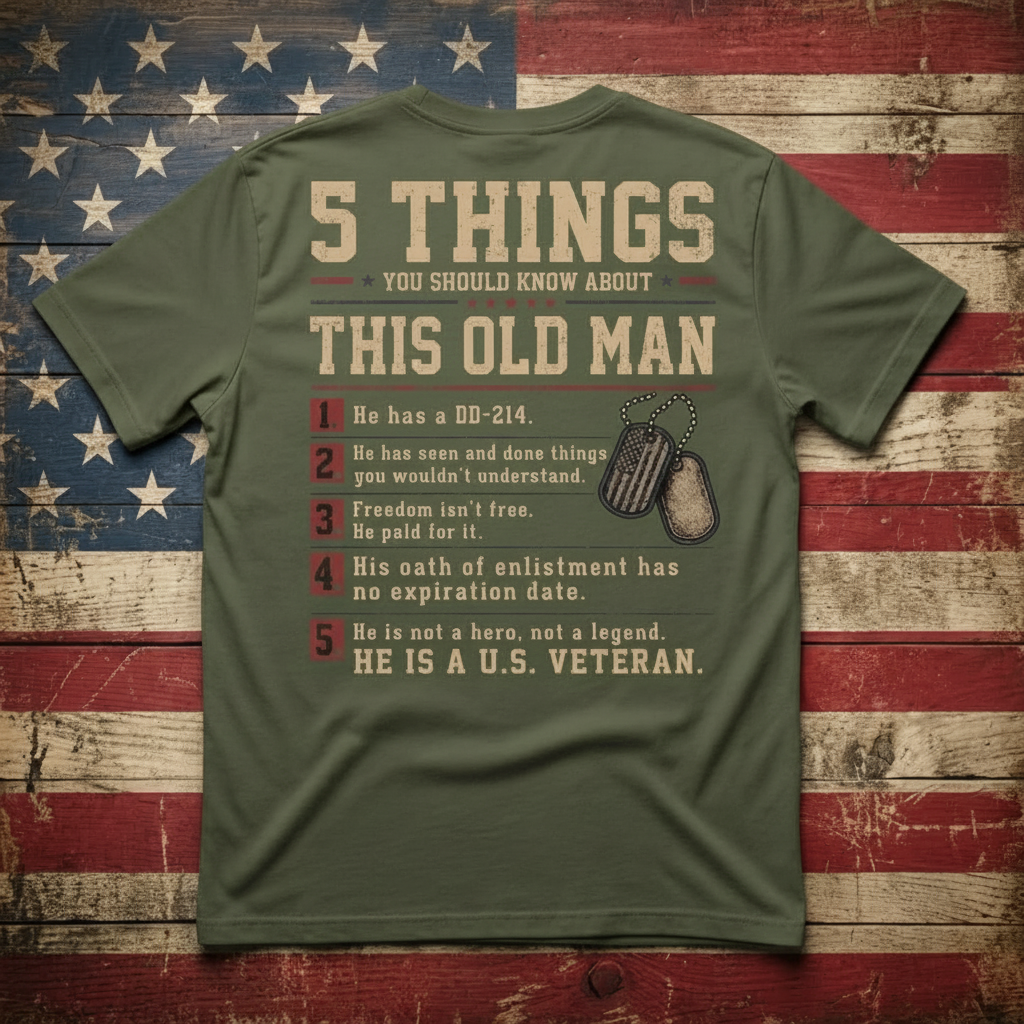 5 Things About This Old Man Classic Tee Custom Name