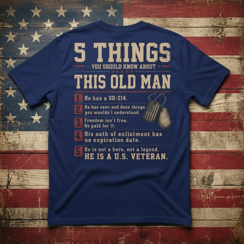 5 Things About This Old Man Classic Tee Custom Name