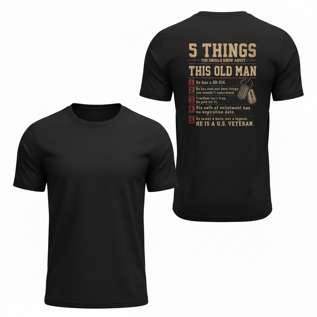 5 Things About This Old Man Classic Tee Custom Name
