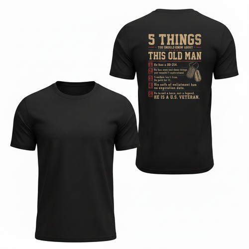 5 Things About This Old Man Classic Tee Custom Name