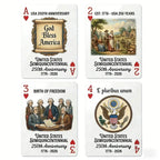 USA 250th Anniversary Commemorative Playing Cards, Limited Edition Patriotic Deck (1776–2026)