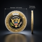45th & 47th President Trump Challenge Coin