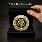 45th & 47th President Trump Challenge Coin (No Box)