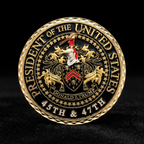 45th & 47th President Trump Challenge Coin