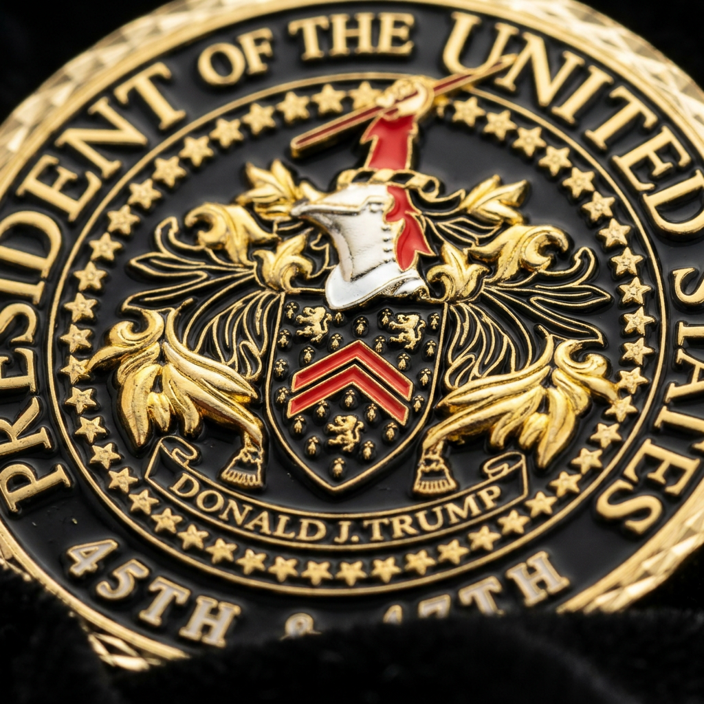 45th & 47th President Trump Challenge Coin