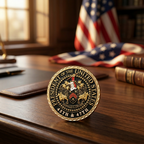 45th & 47th President Trump Challenge Coin