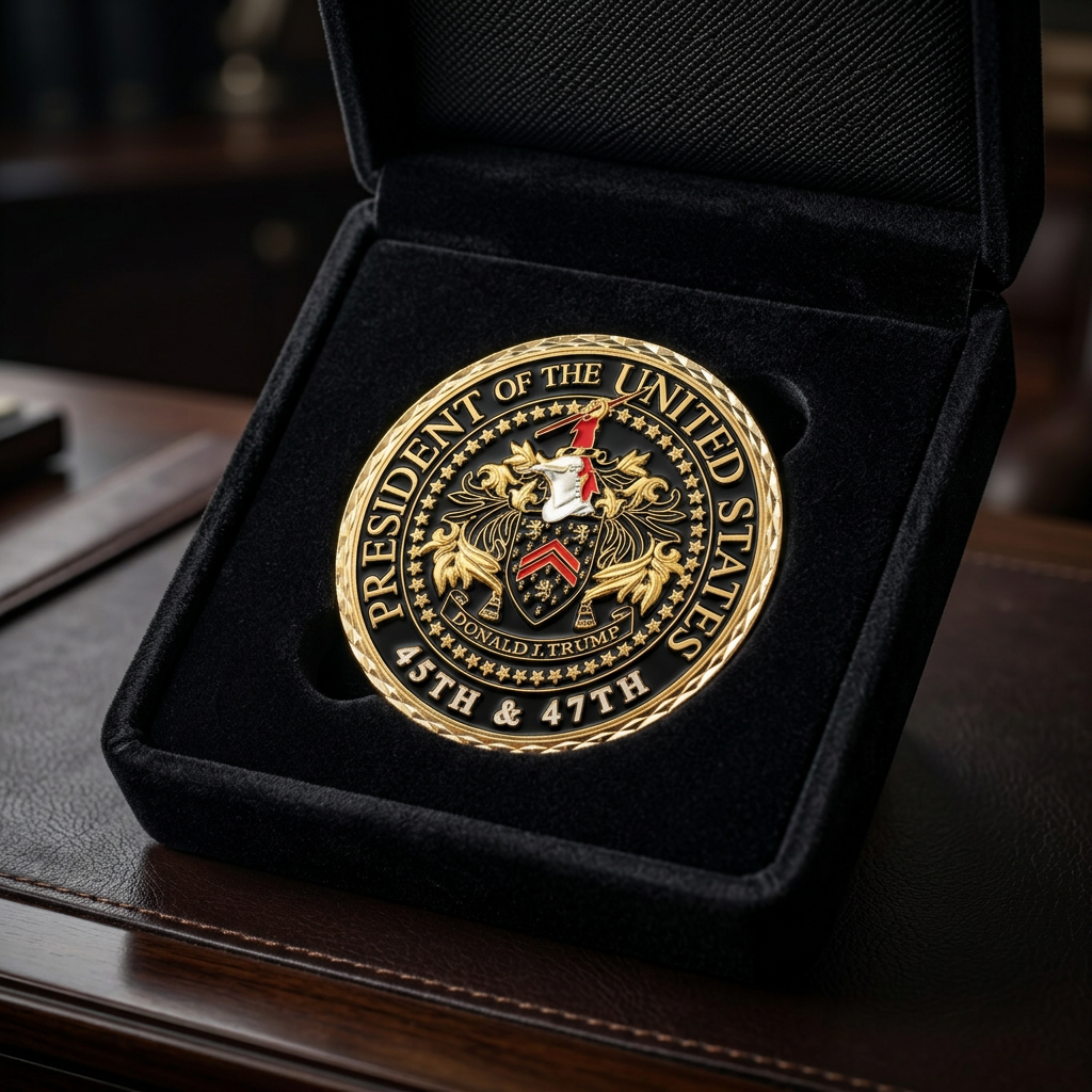 45th & 47th President Trump Challenge Coin
