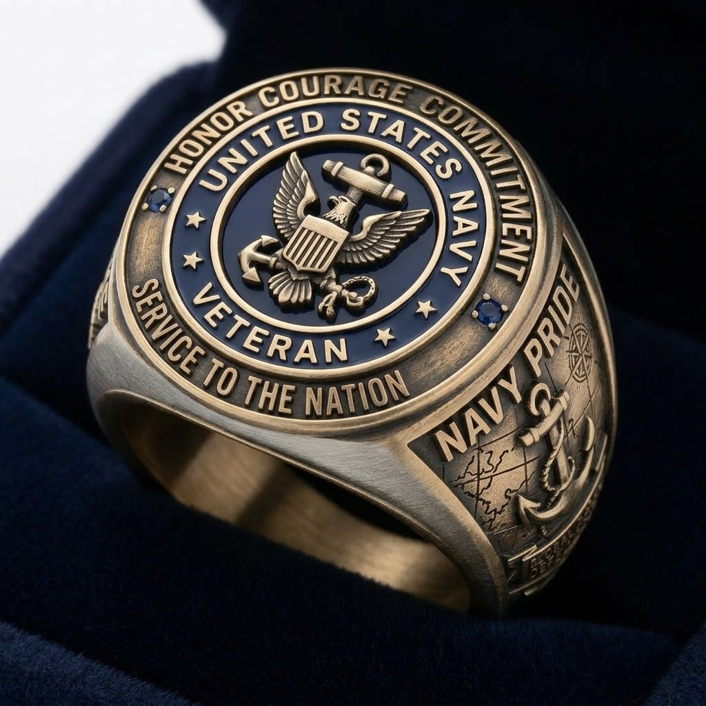 US Navy Veteran Ring